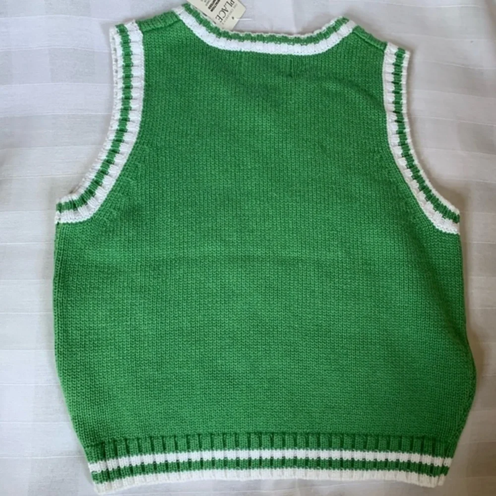 New Children’s Place Boys Green Vest-‎ 18 Month!